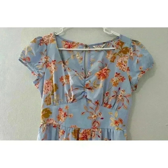 Indulge Short Flounced dress flowered size M‎ - Picture 3 of 4